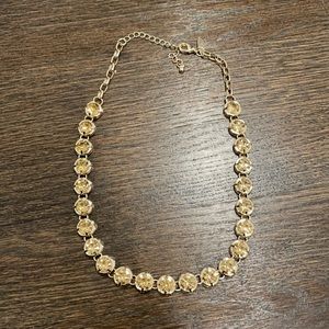 NY & Co. Gold Rhinestone Necklace